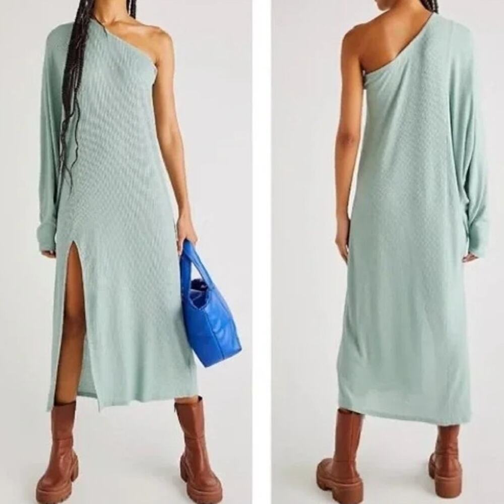 Free People Beach Kara Maxi Dress Mint Green Size Large
